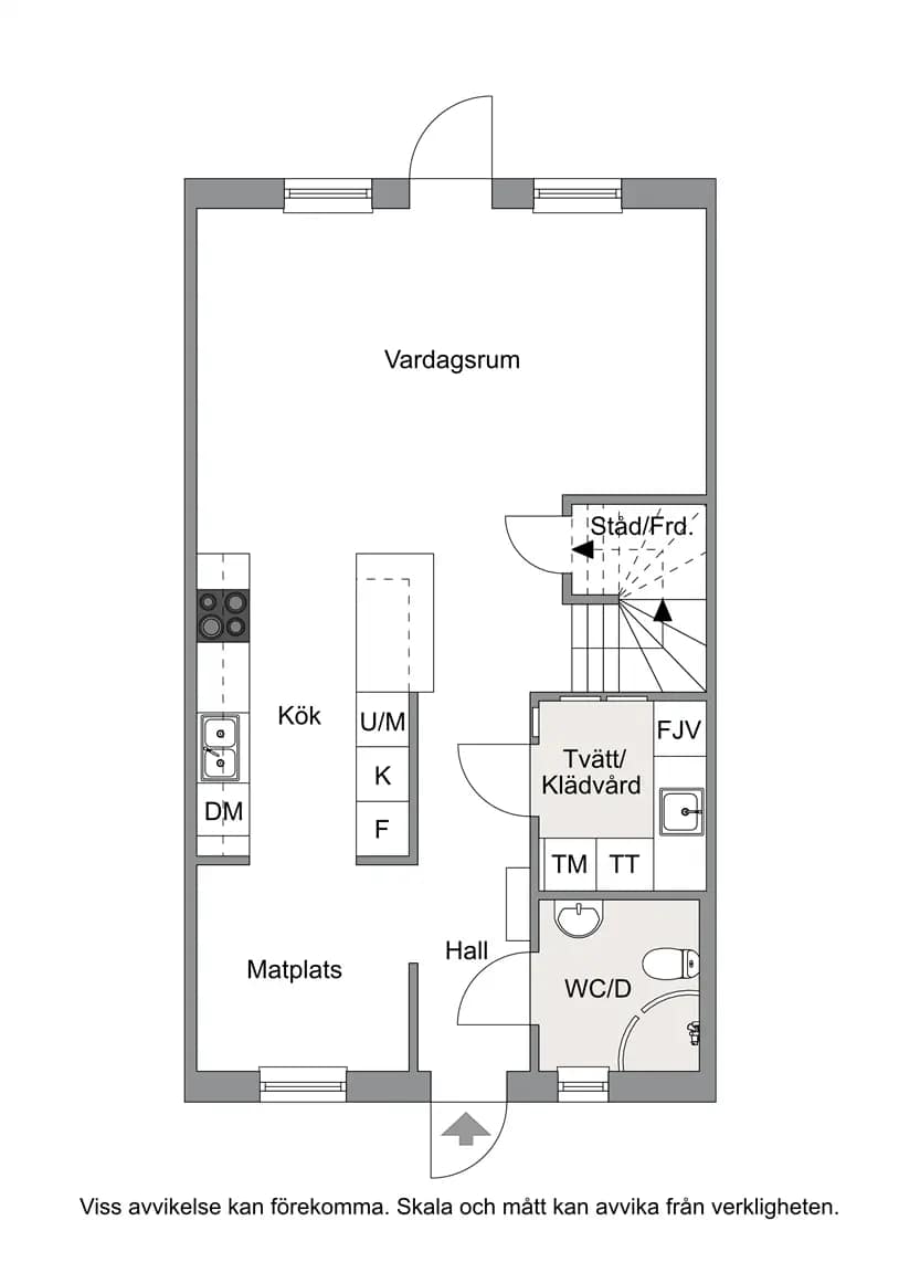 Floor plan for Hovsdalsvägen 45