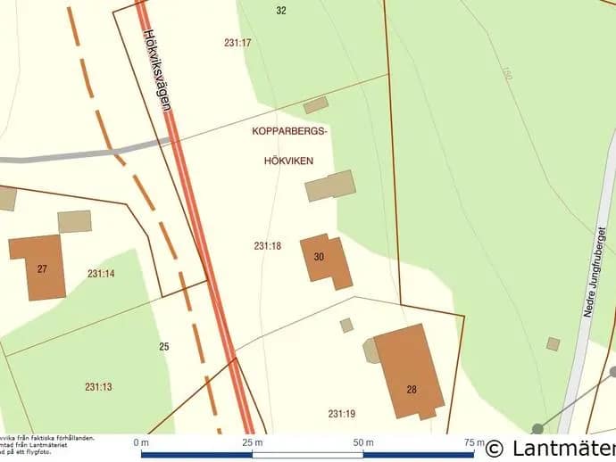 Floor plan for Hökviksvägen 30