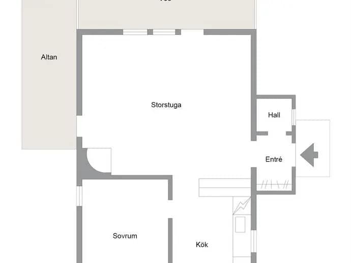 Floor plan for Grannäs 50