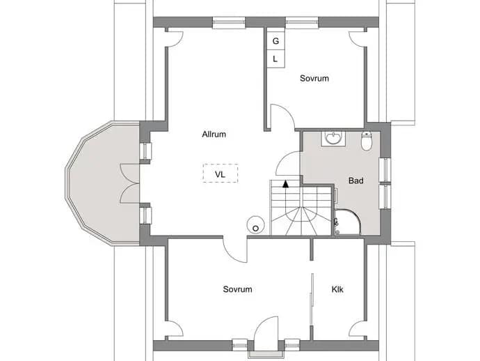 Planritning för Vålösundsvägen 113