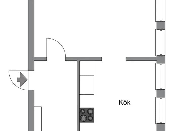 Floor plan for Österleden 52E