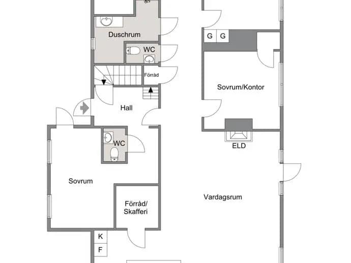 Floor plan for Onsjö 415A