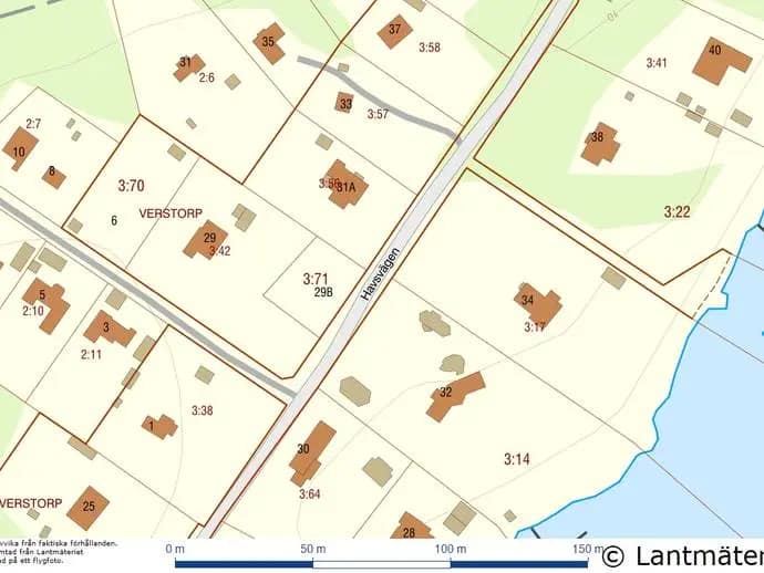 Planritning för Havsvägen 29B