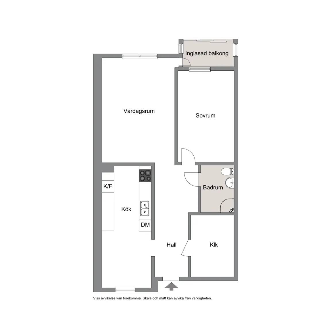 Floor plan for Bryngelshusgatan 2