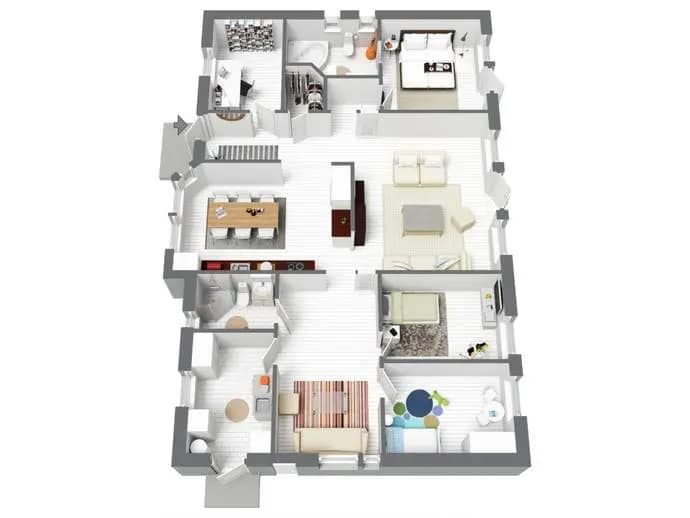 Floor plan for Sundhetsvägen 6