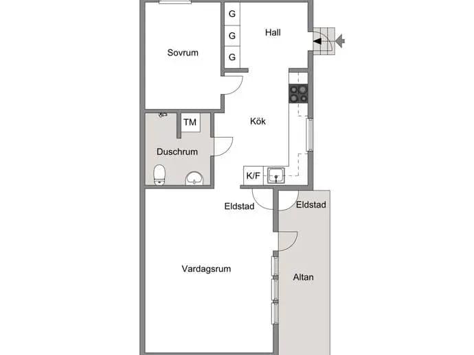 Floor plan for Svanhalla 307