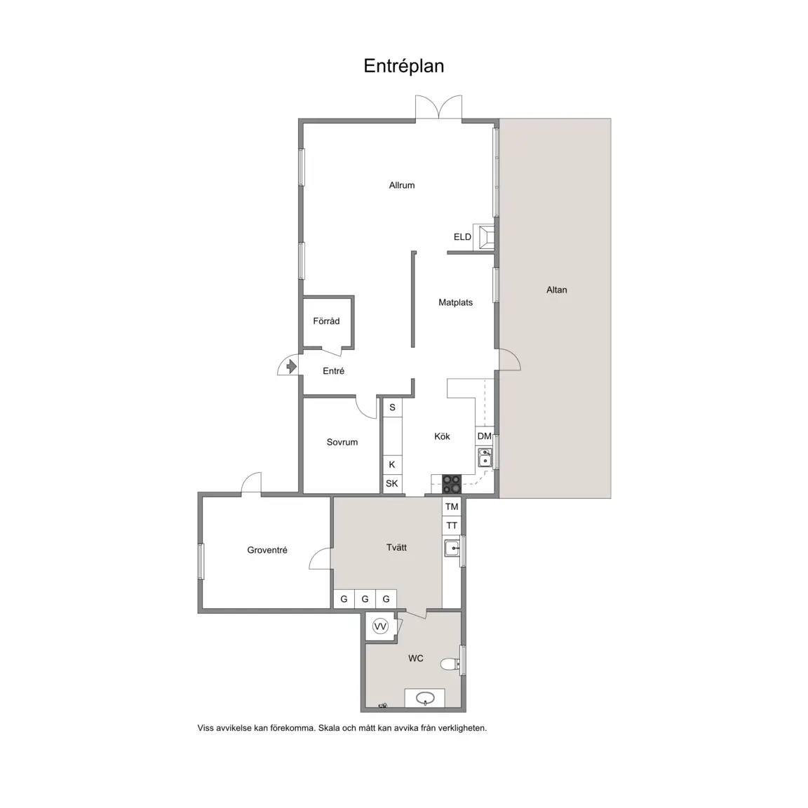 Floor plan for Timmershult 18