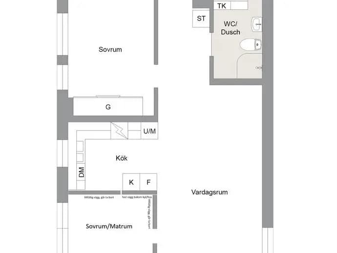 Planritning för Repslagargränd 5