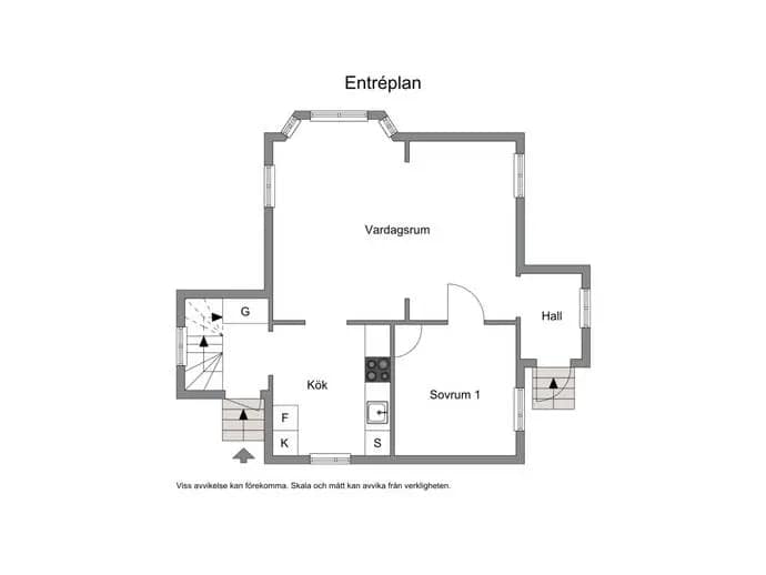 Floor plan for Karlskronavägen 36