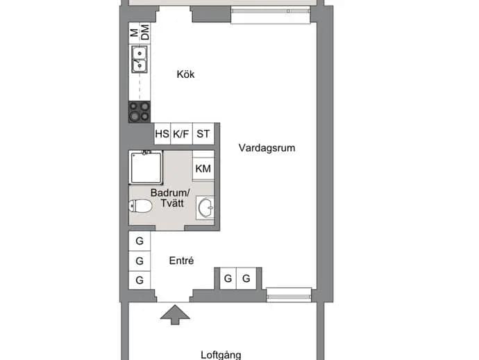 Floor plan for Anna koskulls gata 6C