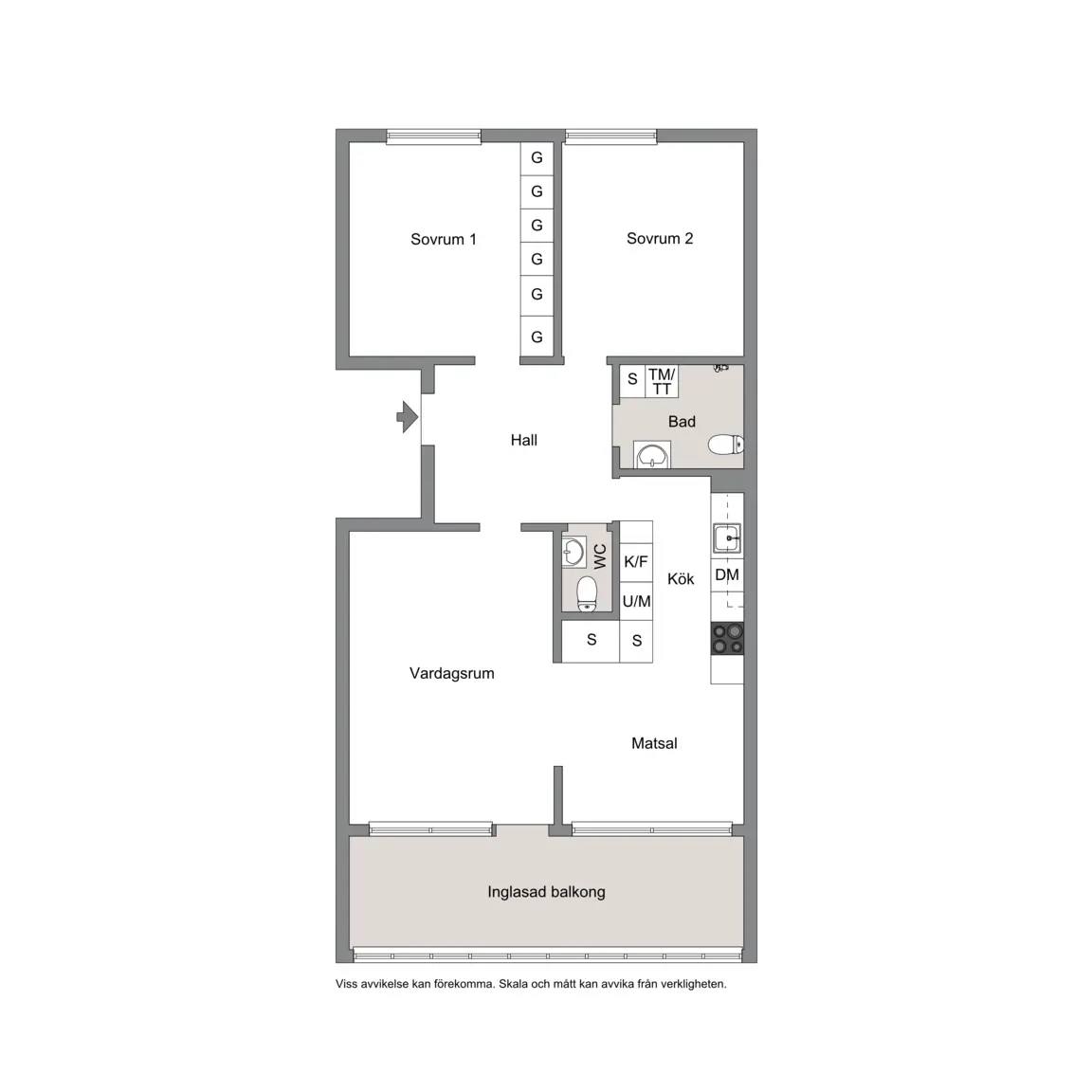 Planritning för Myntgatan 45