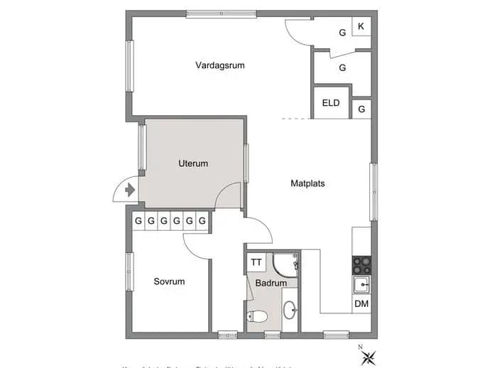 Planritning för Baldersvägen 7070