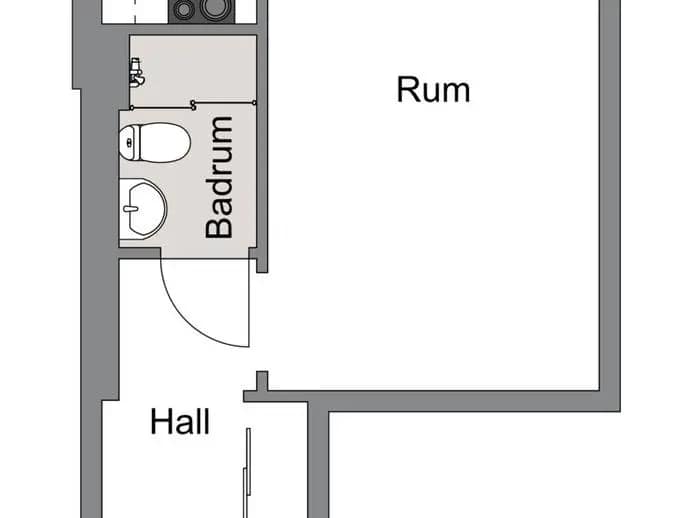 Floor plan for Lagmansgatan 24 lgh 1403