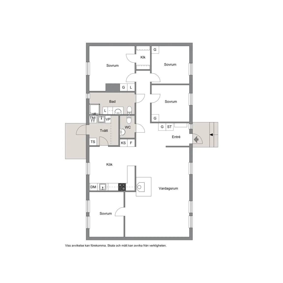 Floor plan for Vita lammets väg 4