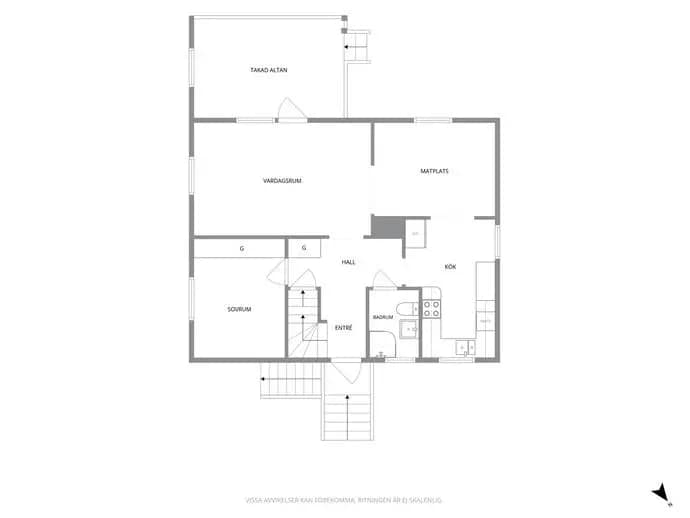 Floor plan for Uttergatan 9