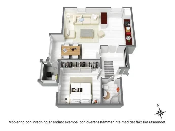 Floor plan for Sveagatan 17