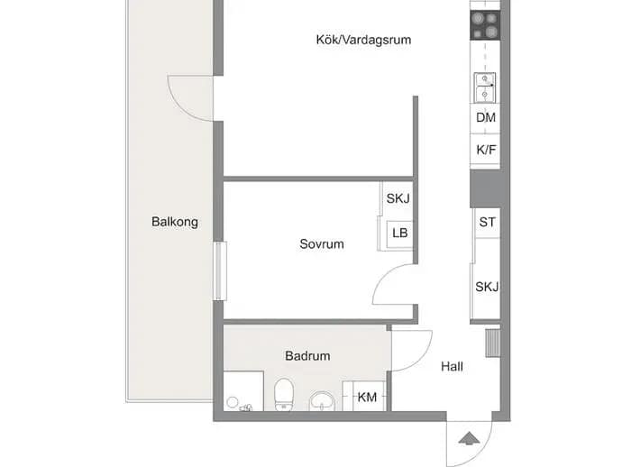 Floor plan for Golfbanevägen 5