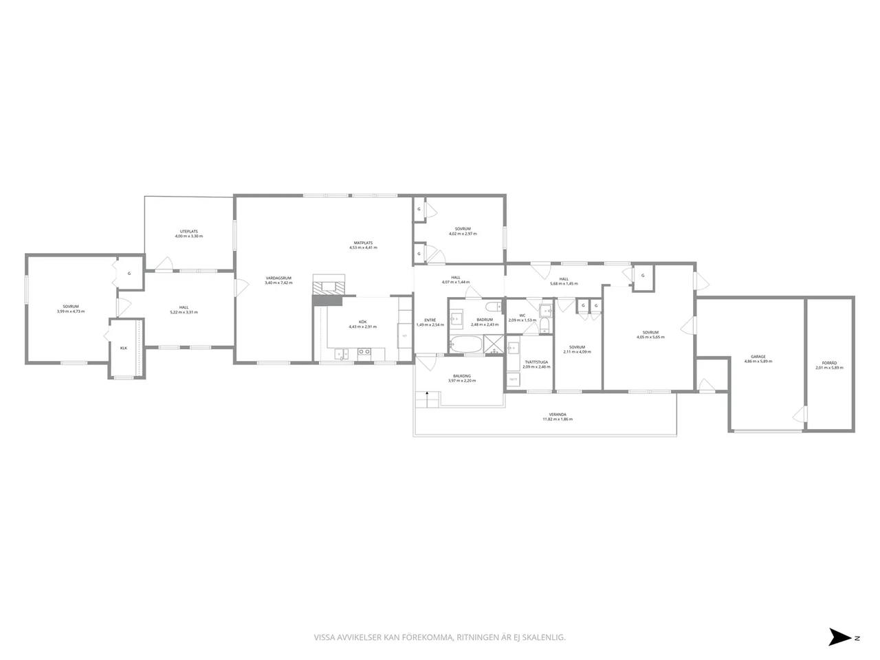 Floor plan for Ängåsvägen 6