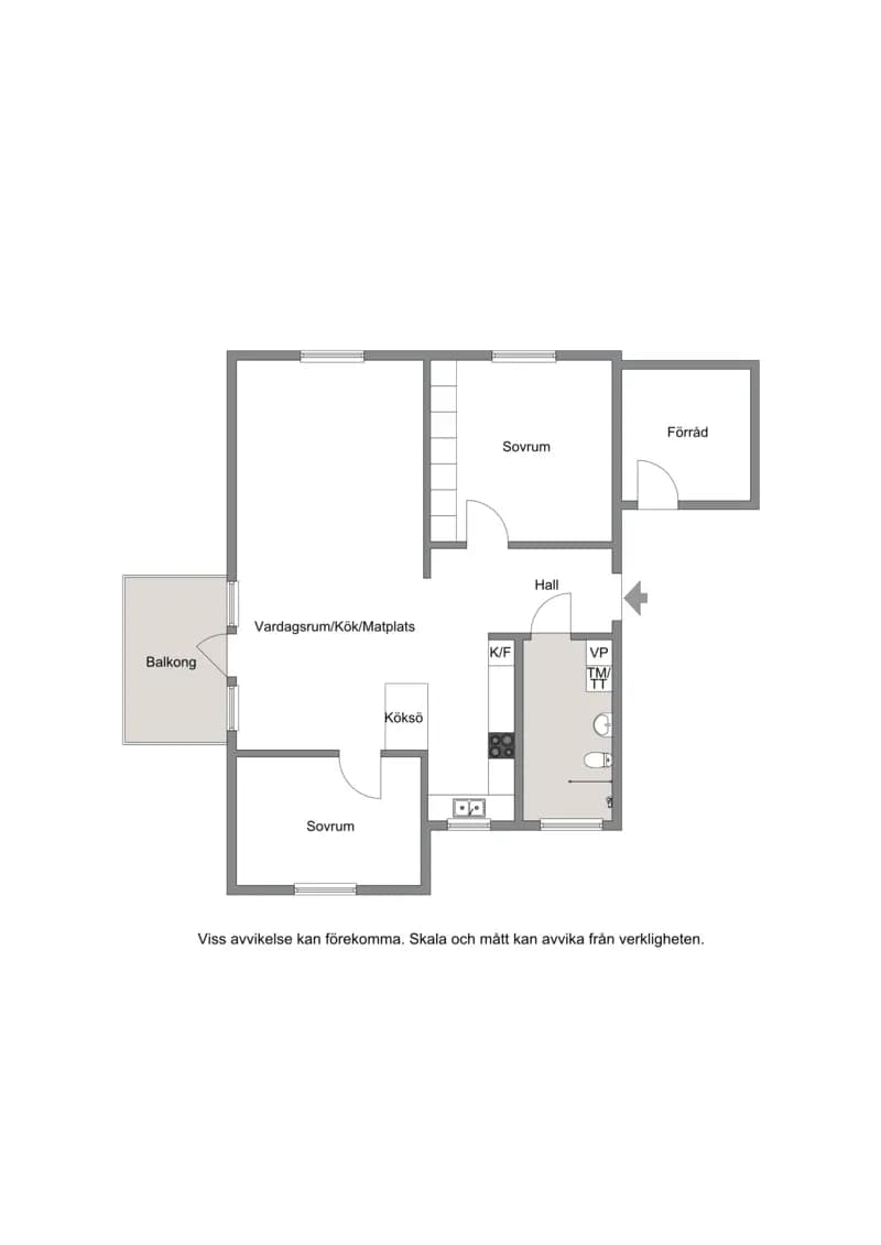 Floor plan for Jägartorpsvägen 12 B