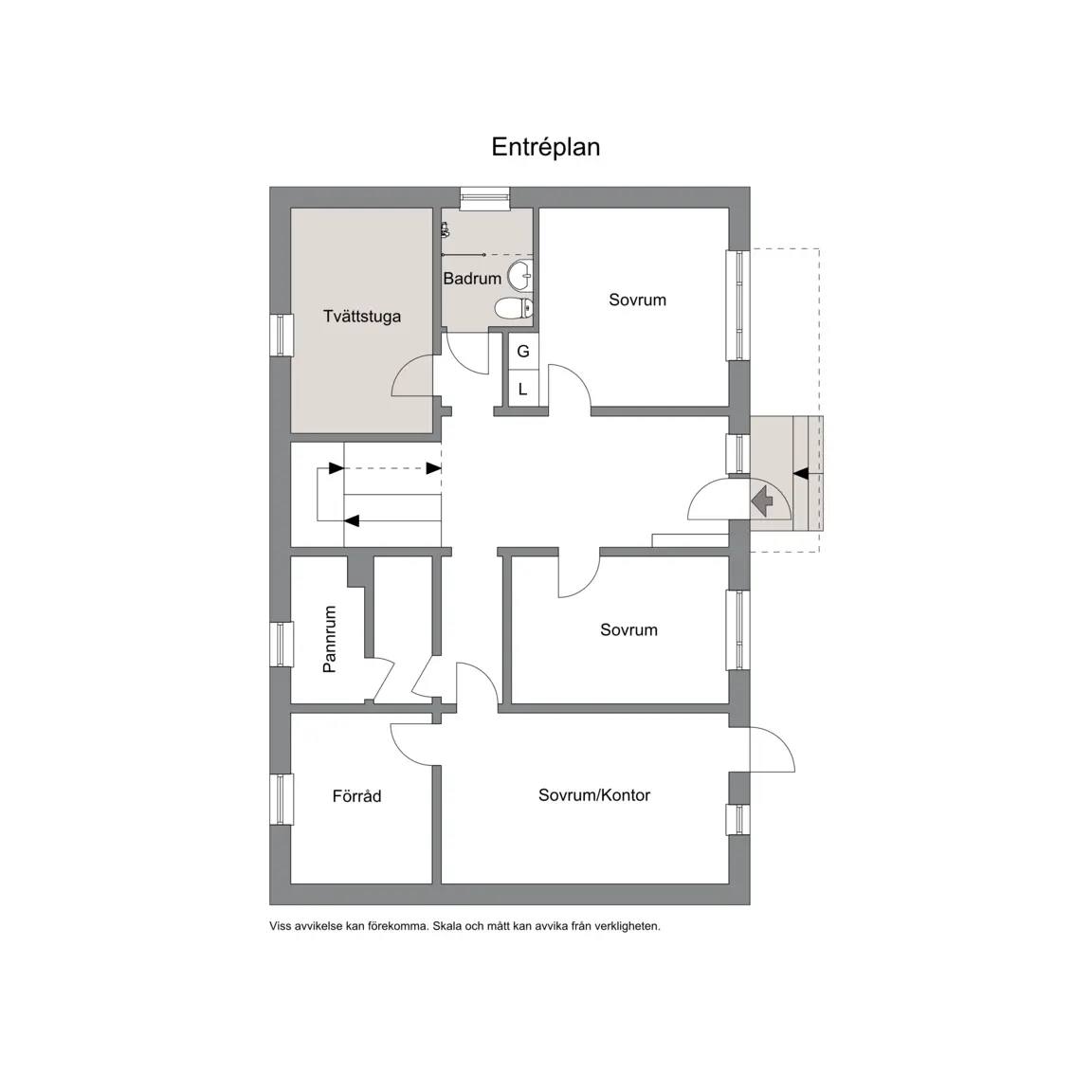 Floor plan for Svärdsysslevägen 11