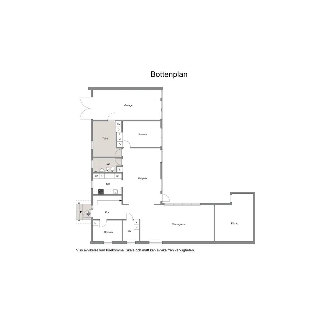 Planritning för Solandergatan 33