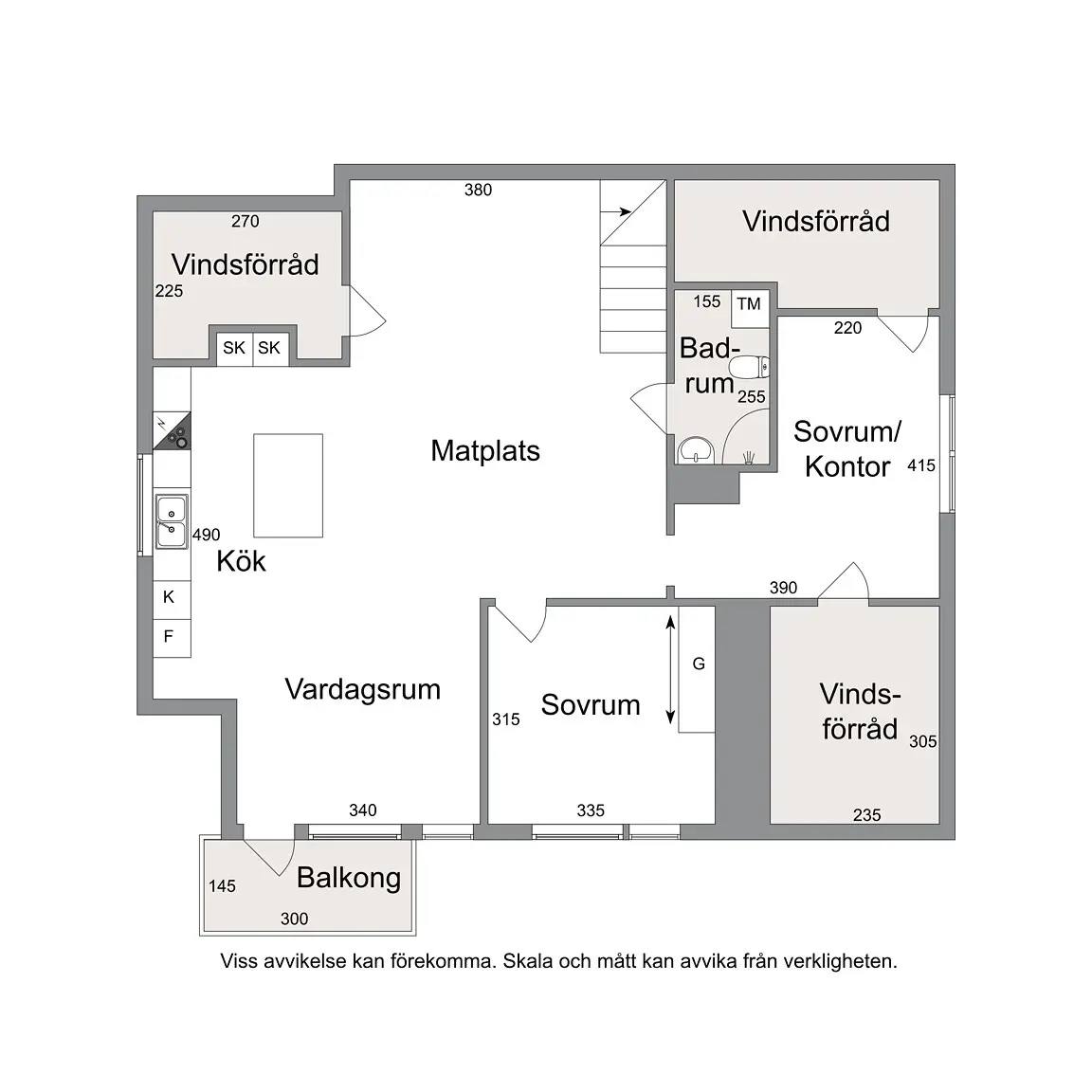 Floor plan for Lillhagsvägen 88