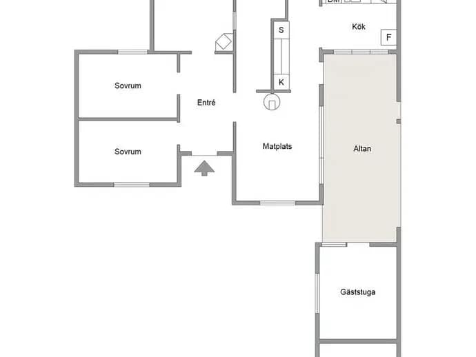 Floor plan for Vemdalsskalet Lostigen 5