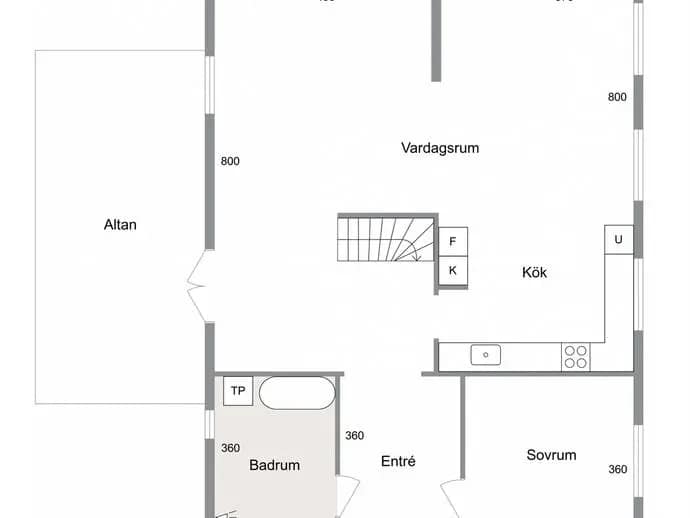 Planritning för Furugatan 7