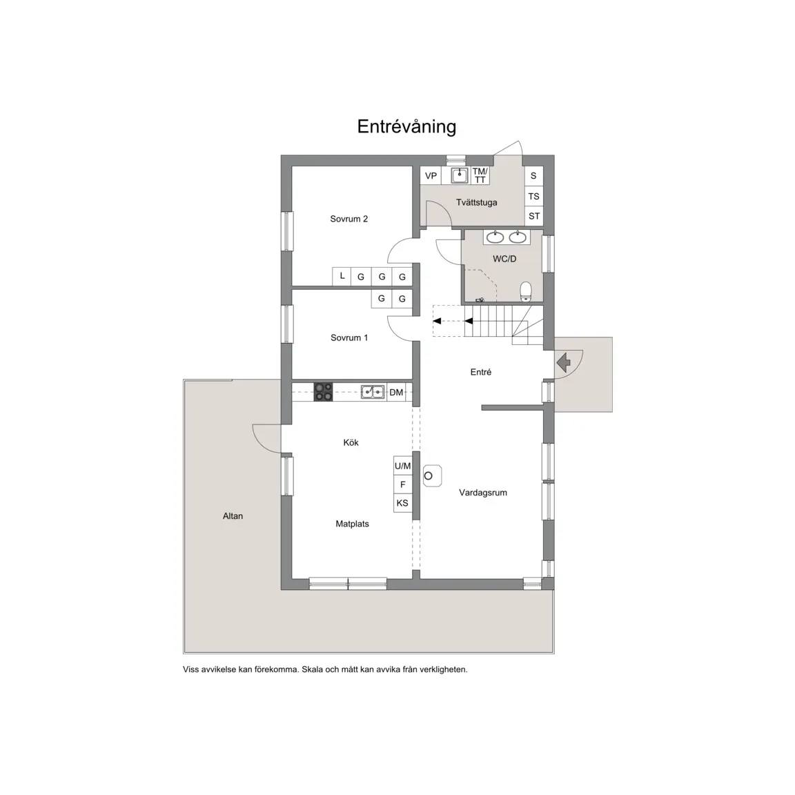 Floor plan for Västra Salterivägen 2