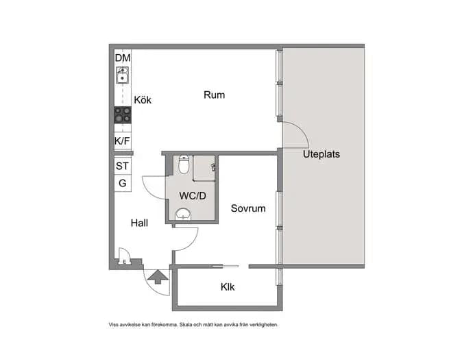 Floor plan for Vinterbrinksvägen 25