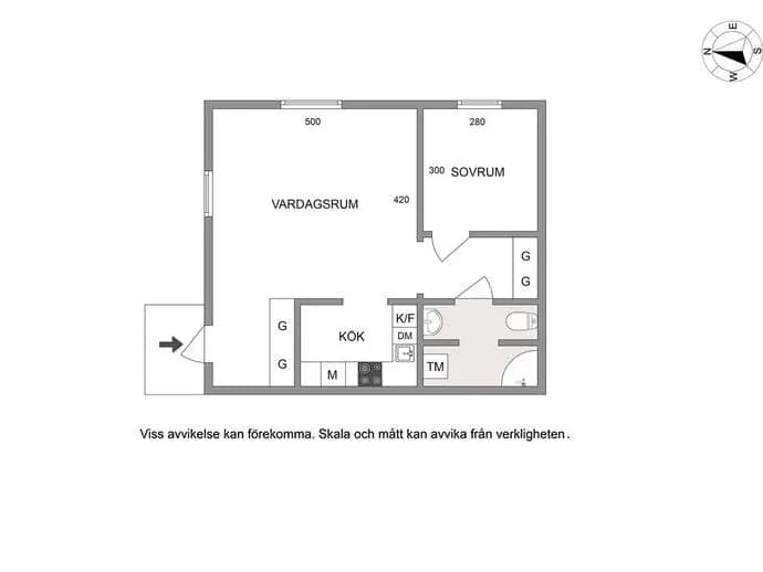 Floor plan for Sågenvägen 6A