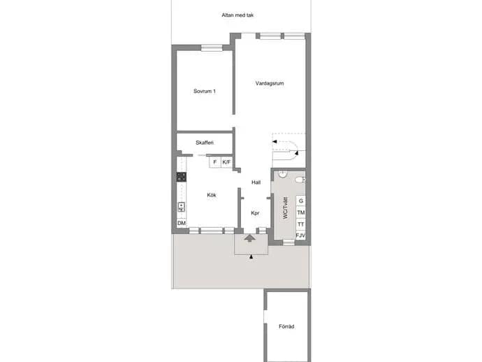 Planritning för Kvistgatan 176