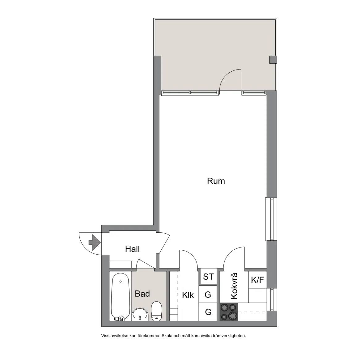 Planritning för Laxgården 2B