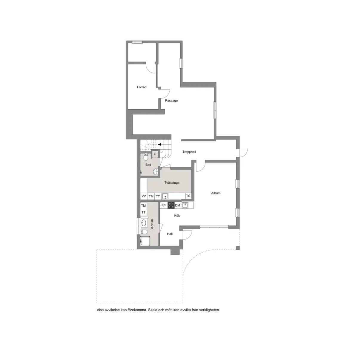 Floor plan for Stackvägen 31