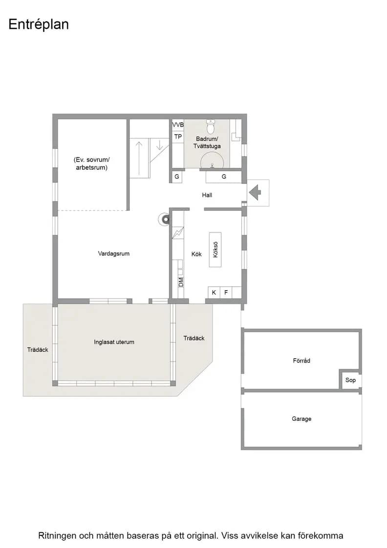 Floor plan for Lupinvägen 4