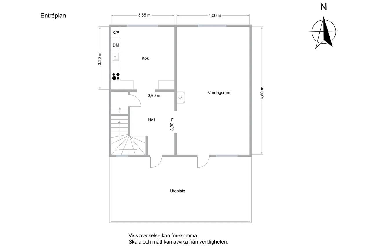 Floor plan for Hanåsvägen 5C