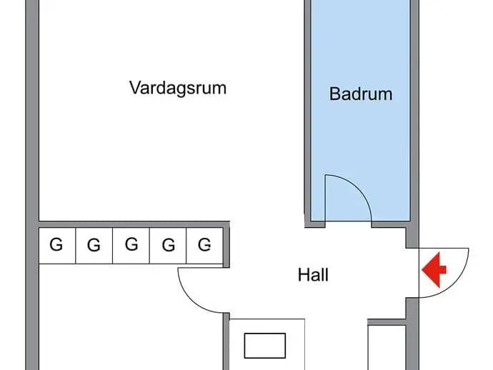 Floor plan for Timotejvägen 2