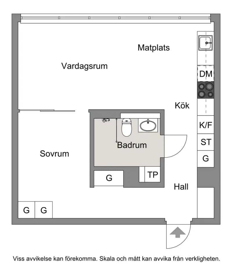 Floor plan for Spanielgatan 2, 2 tr