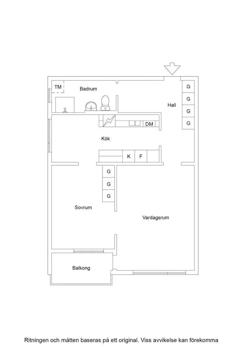 Floor plan for Jaktstigen 15
