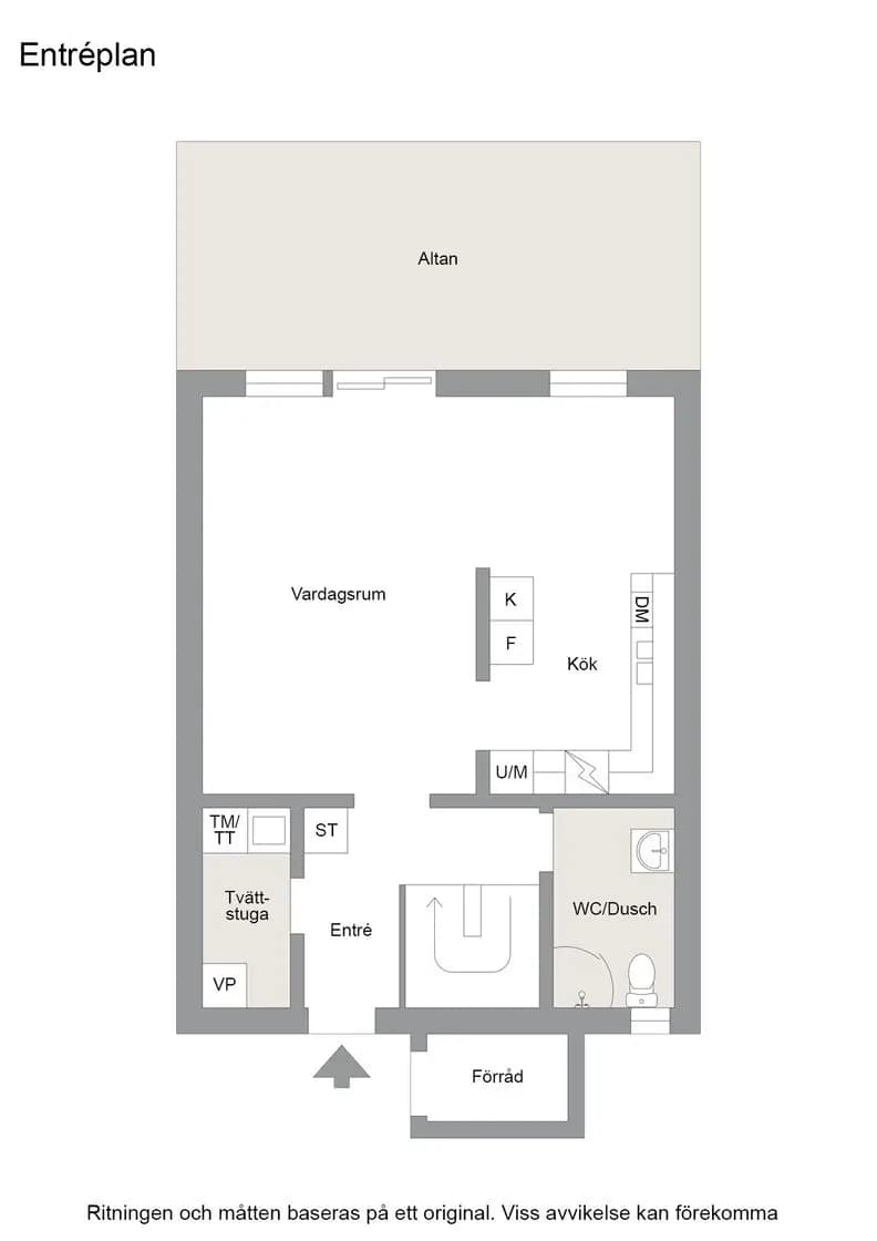 Floor plan for Vilkmansgatan 6