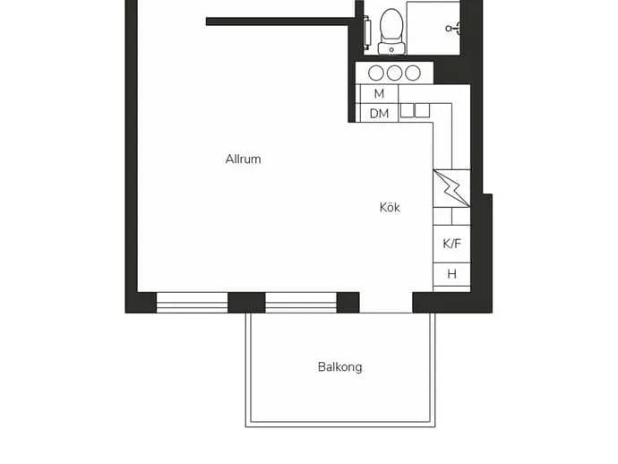 Planritning för Hammarögatan 11