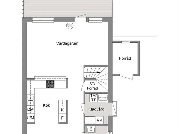 Planritning för Begoniaslingan 28
