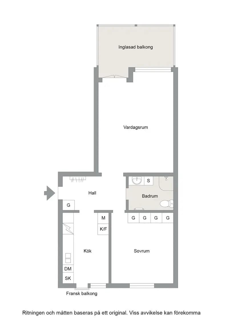 Floor plan for Kungsvägen 10