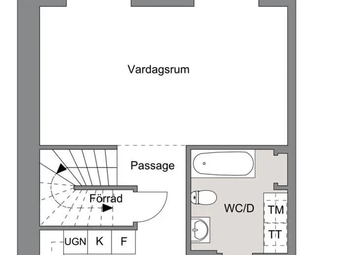 Floor plan for Skymningsvägen 13
