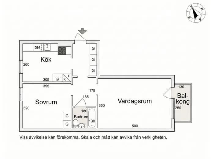 Planritning för Lagmansvägen 7B