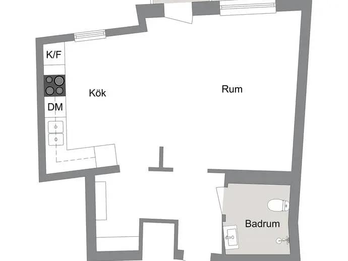 Floor plan for RONDELLEN 23