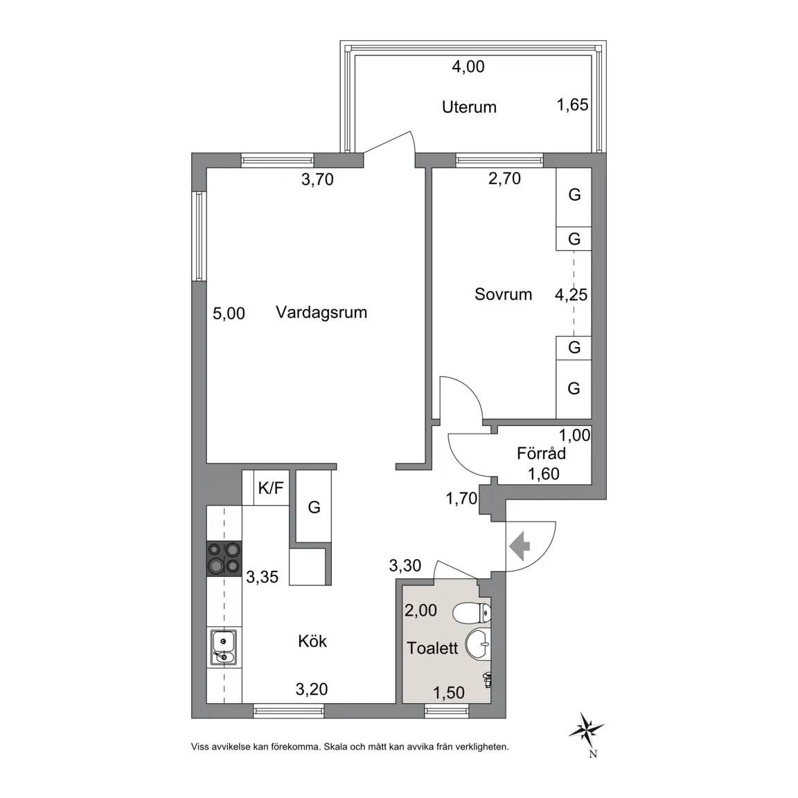 Planritning för Måns Bryntessonsgatan 17C