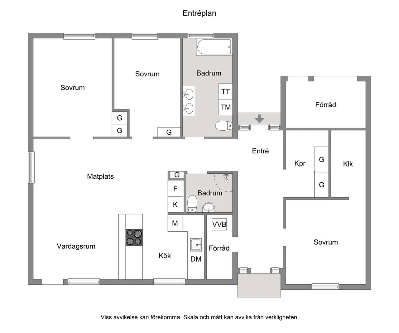 Floor plan for Gökvägen 74