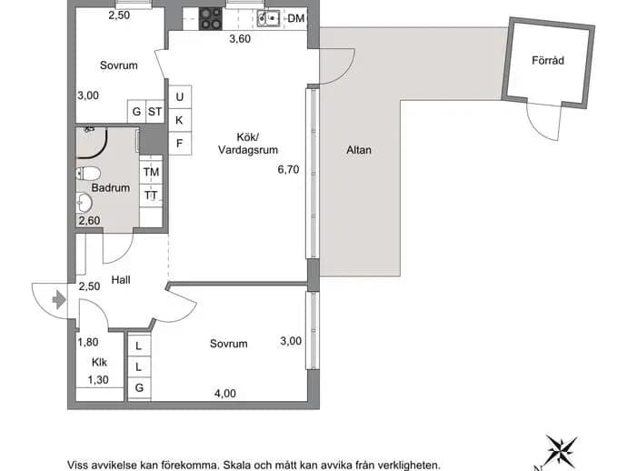 Floor plan for Kulltorpsgatan 1