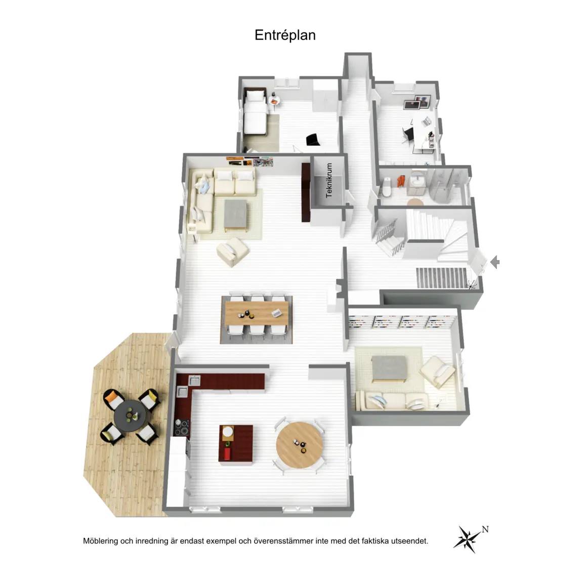 Floor plan for Villa Fridhem - Danmarksgatan 19
